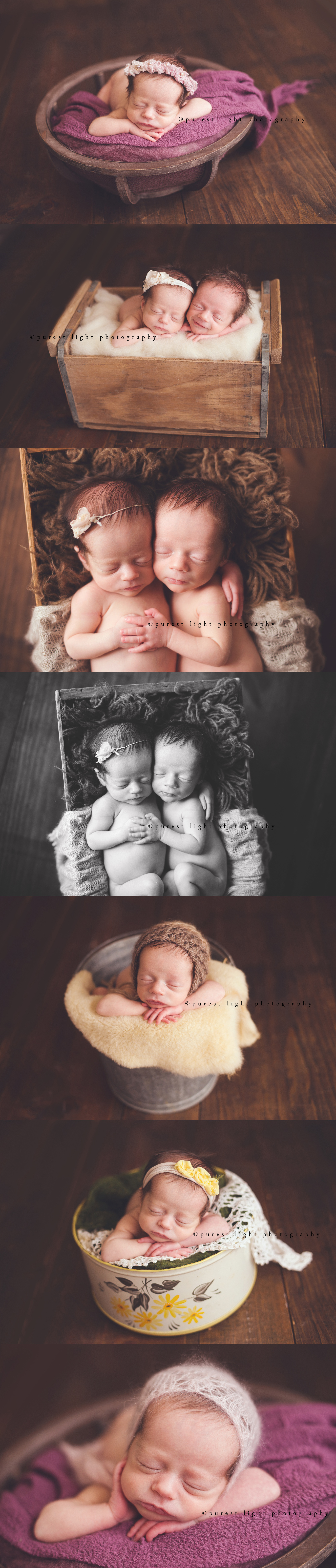 Las Vegas Newborn photographer, Purest Light Photography, Twins, Las vegas baby Photographer, newborns, babies